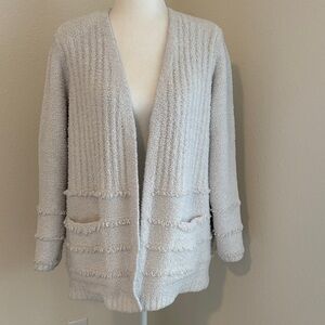 Barefoot Dreams Soft Gray Cardigan